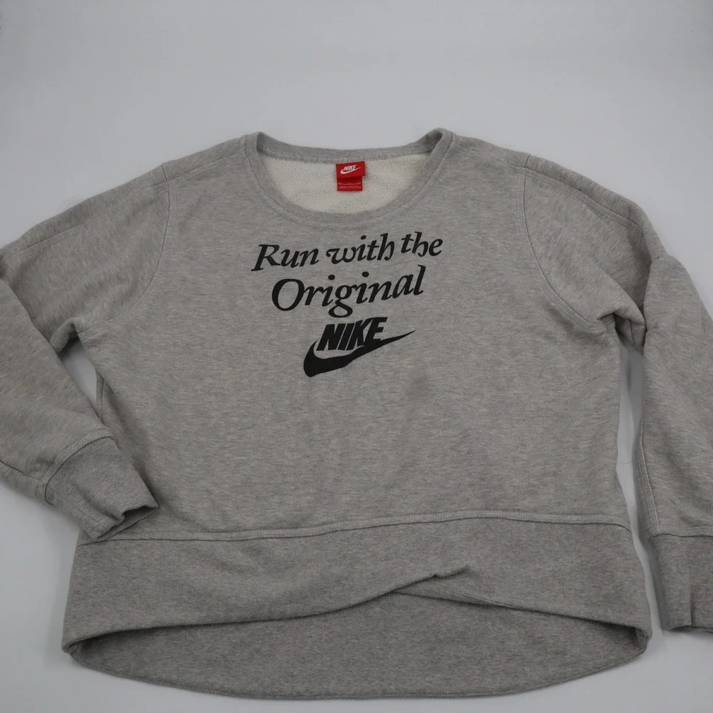 Nike Run‎ with the Original Graphic Sweatshirt Gray XL 575164-132